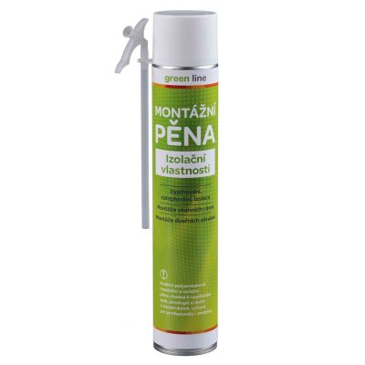 Pena DEN BRAVEN GREEN LINE montážna trubičková 750 ml