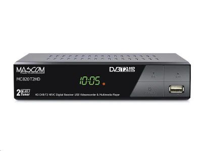 Mascom MC820T2 hd DVB-T2 H.265/HEVC