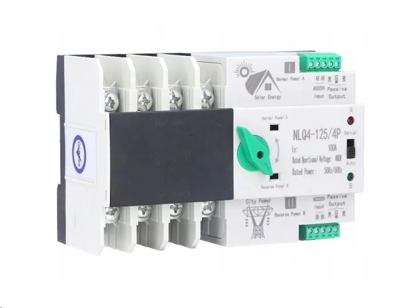 Automatický prepínač sietí - napájenie 4P 400 V 63 A - NLQ4-125/4P pre FVE