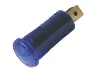 Kontrolka guľatá 12 V DC modrá TIPA