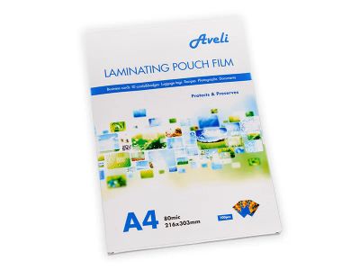 Laminovacie fólie AVELI A4/160mic (2x80), lesklé