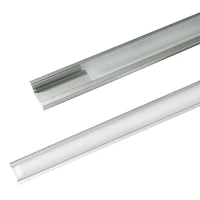 AL profil AR1 nový 24,7x7 mm pre LED pásiky, na zapustenie, vrátane plexi 2 m