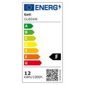 Žiarovka LED E27 12W A60 biela teplá GETI SAMSUNG čip