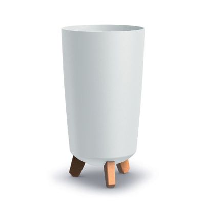 Kvetináč GRACIA TUBUS SLIM biely 19,5 cm