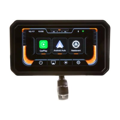 Motocyklový displej Apple CarPlay / Android Auto CARCLEVER DS-126CA