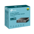 TP-Link TL-SG105MPE, 5portový gigabitový Easy Smart switch so 4 portami PoE+