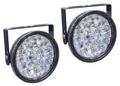 Svetlá denného svietenia okrúhla 18 LED/12V