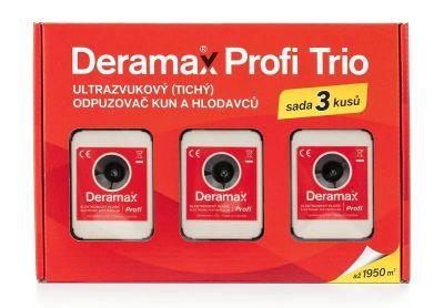 Odpuzovač Deramax Profi Trio - plašič kun a hlodavcov