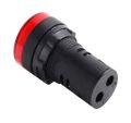 Kontrolka guľatá 230V LED červená 29mm HADEX