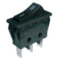 Prepínač kolískový    2pol./3pin  ON-ON 250V/15A čierny
