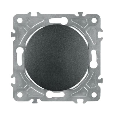Vypínač ELECTROMALT OVAL OVA1007B čierny