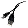 Kábel TIPA USB 2.0 A/Mini USB 1,8 m čierny