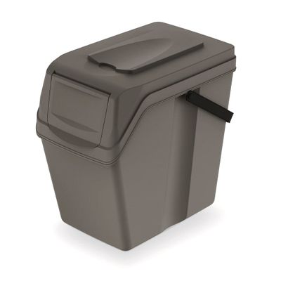 Kôš odpadkový SORTIBOX II 25l šedý kameň