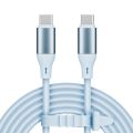 Kábel KRUGER & MATZ KM1269-1BL Basic USB-C/USB-C 1m Blue