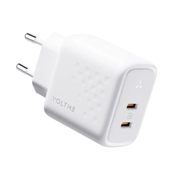 Adaptér USB VOLTME Revo 45 Duo CC 45W EU White