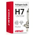 Halogénová žiarovka H7 12V 55W UV filter (E8) AMiO-01156