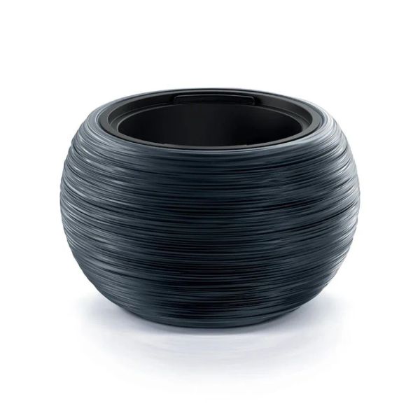 Kvetináč FURU BOWL antracit 37,8 cm