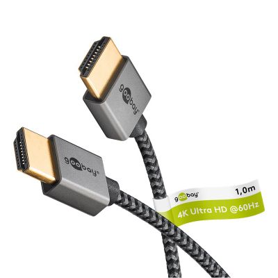 Kábel GOOBAY 75752 HDMI Slim High Speed s Ethernetom 2.0 4K 1m