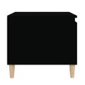 vidaXL Konferenčný stolík čierny 100x50x45 cm spracované drevo