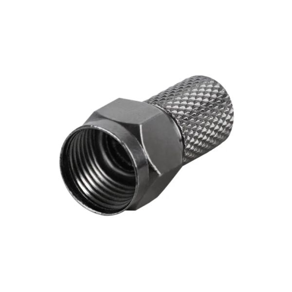 Konektor F HQ 7,0 mm gumený krúžok, čierny