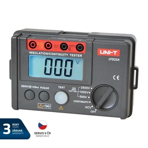 Tester izolačného odporu UNI-T UT502A