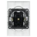 Dvojitá zásuvka ELECTROMALT OVAL OVA1029B, čierna