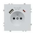Zásuvka DPM MOXY MOX1036W biela