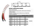 Zväzkovacia špirála SWB-06 pre bandáž s priemerom 4-50 mm, balenie 10 m