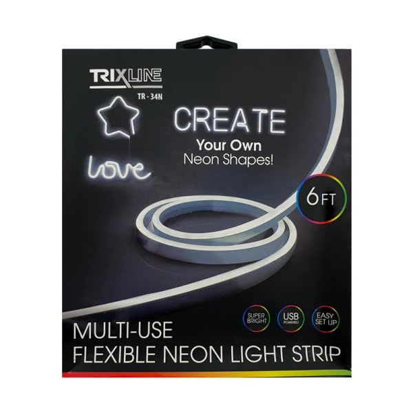 LED pásik USB TRIXLINE TR-34N 1,8m biely neónový