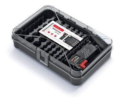 Box na batérie BATTERY BOX so skúšačkou 29,5x19,5x7,0cm
