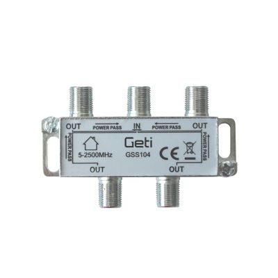 Anténny rozbočovač GETI GSS104  4 výstupy