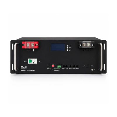 Batériový modul LiFePO4 48 V 100 A GBLR-48-100 4,8 kWh GETI do 19-palcového racku