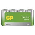 Batéria C (R14) alkalická GP Super 4ks / shrink