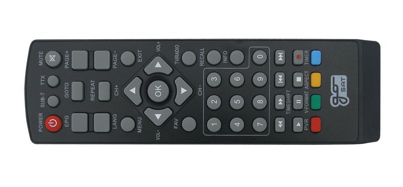 Diaľkový ovládač GoSAT GS100HD, GS150HD a GS155HD