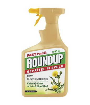 ROUNDUP Fast bez glyfozátu - rozprašovač EVERGREEN 1l
