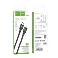 HOCO U107 Predlžovací kábel USB-C/USB-C 1,2 m čierny