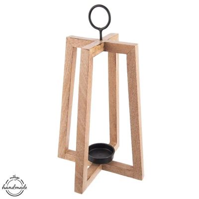 ORION svietnik z mangového dreva 44 cm