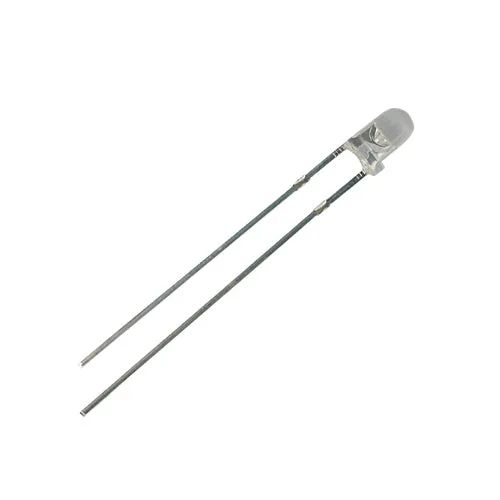 LED 3mm biela 4000mcd/30° číra