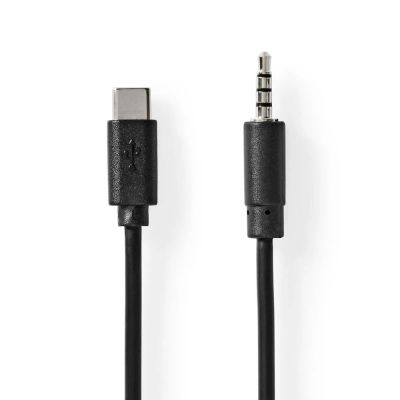 Kábel USB-C - Jack 3,5mm NEDIS CCGB65950BK10