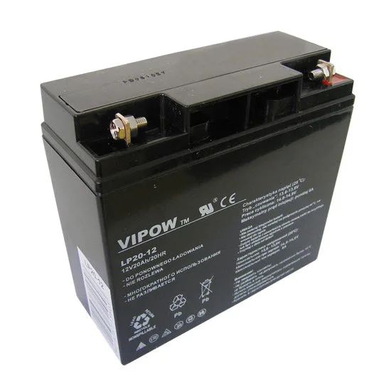 Batéria olovená 12V 20Ah VIPOW BAT0218