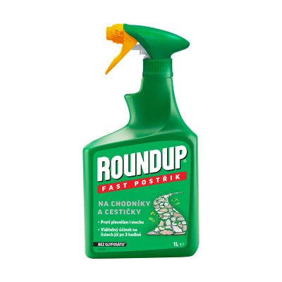 ROUNDUP Fast bez glyfozátu - rozprašovač na chodníky a cestičky EVERGREEN 1l