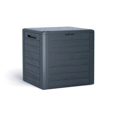 Box záhradný WOODEBOX antracit 58,5 cm - 140L