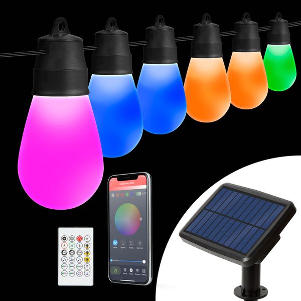 Smart solárny reťaz GARDEN OF EDEN 11747 RGB 1,3W