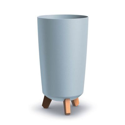 Kvetináč GRACIA TUBUS SLIM svetlo šedý 19,5 cm