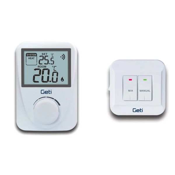 Termostat GETI GRT02 bezdrôtový