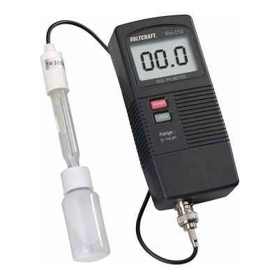 pH meter VOLTCRAFT PH-212 sada pre analýzu pôdy, 0-13 pH