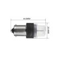 Autožiarovka LED BA15S 12 V CARCLEVER 16LED 2835SMD biela 2 ks