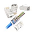 Konektor RJ45 8p-8c (drôt) priechodný CAT.5E TEL0073