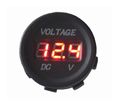 Panelové meradlo DV34530 voltmeter 6-30V červený