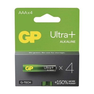 Batérie AAA (R03) alkalická GP Ultra Plus 4 ks